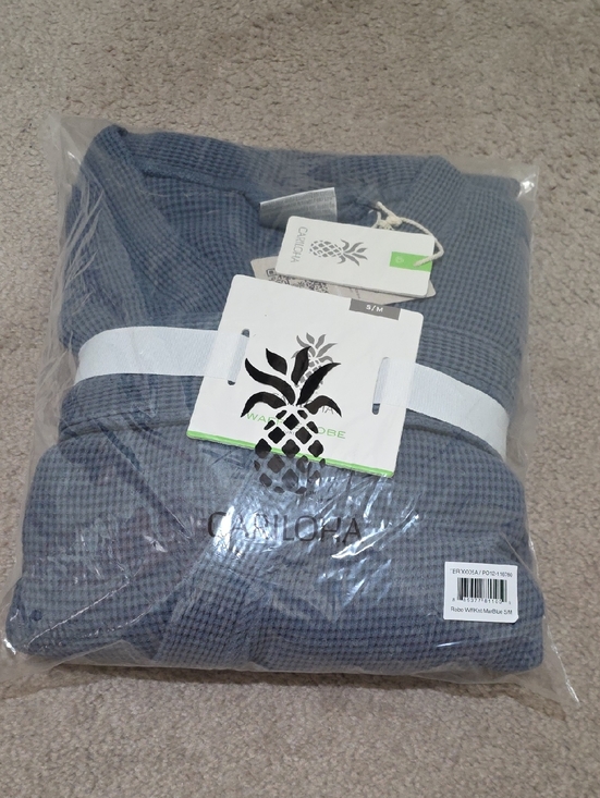 Cariloha Other - Cariloha Waffle Robe in Slate Blue